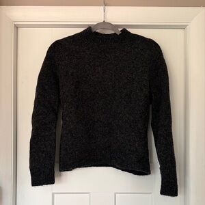 Banana Republic Charcoal Mock Turtleneck Sweater